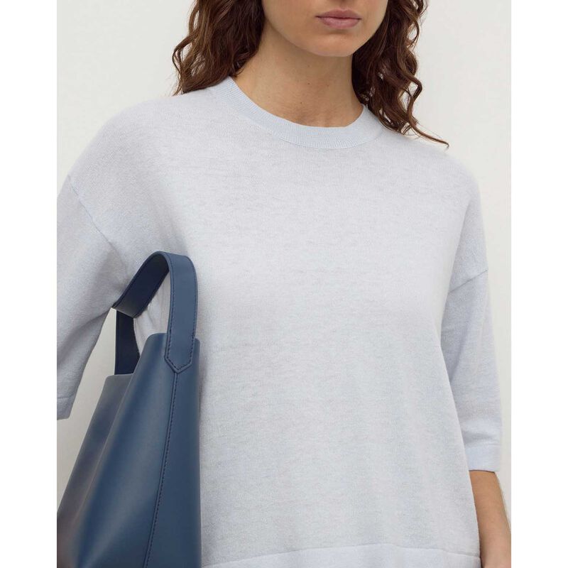 Assembly Label Kensy Cotton Cashmere Tee Powder Blue image number 2